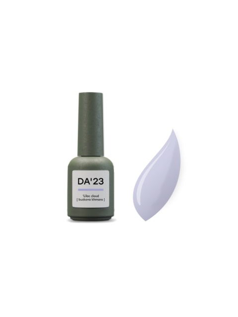 DA'23 COVER TOP 'LILAC CLOUD, 8 ml - półprzezroczysty top hybrydowy no wipe (lawendowo-różowy)