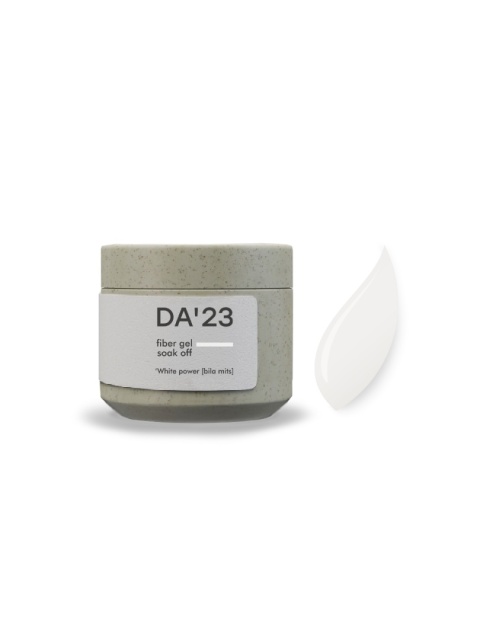 DA'23 FIBER GEL 'WHITE POWER, 15 ML