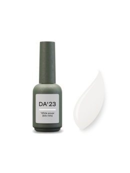 DA'23 FIBER GEL 'WHITE POWER, - biały żel budujący z włóknami nylonowymi, 14 ML
