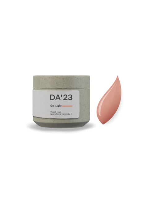 DA'23 GEL LIGHT 'PEACH ROSE, 15 ML