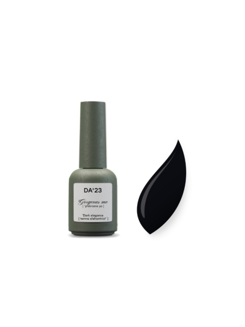 DA'23 GEL POLISH 'DARK ELEGANCE, 8 ml - lakier hybrydowy (bardzo ciemny jagodowy)