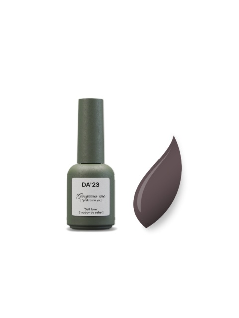 DA'23 GEL POLISH 'SELF LOVE, 8 ml - lakier hybrydowy (kakaowy, przykurzony z nutą fioletu)