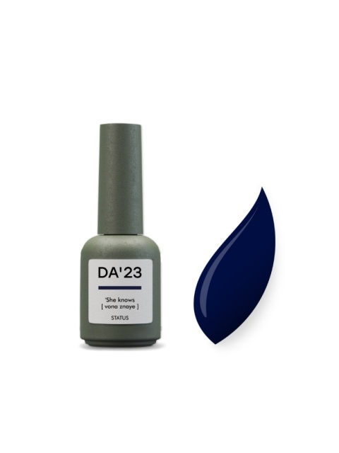 DA'23 GEL POLISH 'SHE KNOWS, 8 ml - lakier hybrydowy (głęboki granatowy)