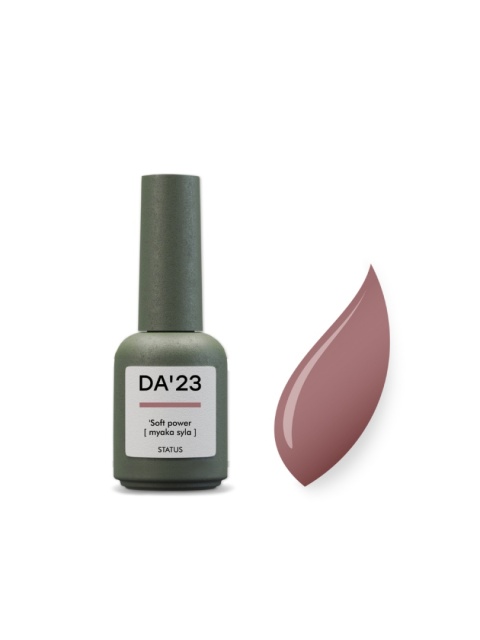DA'23 GEL POLISH 'SOFT POWER, 8 ml - lakier hybrydowy (pudrowy róż)