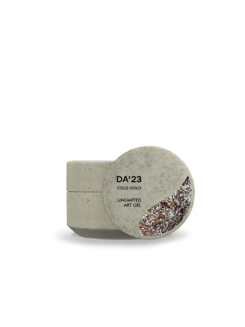 DA'23 UNLIMITED ART GEL - COLD GOLD, 5 ML
