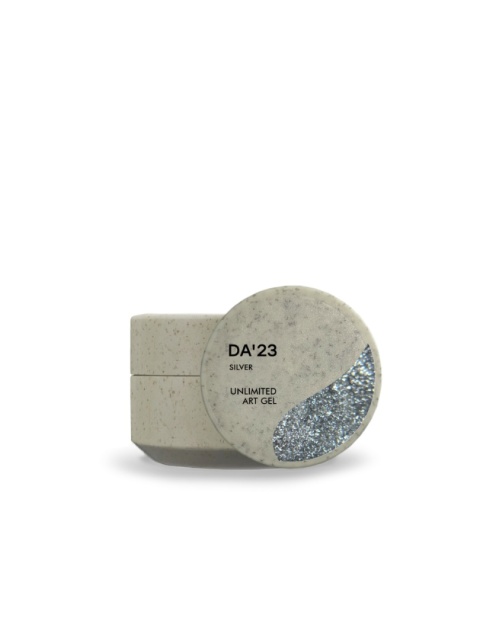 DA'23 UNLIMITED ART GEL - SILVER, 5 ML