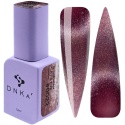 DNKa' Gel Polish Color Bohemian Cat Eye #0022 - różowy lakier hybrydowy z efektem "kociego oka", 12 ml