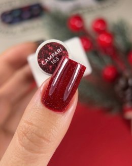 NAILSOFTHEDAY Campari Gel Polish - intensywnie czerwony lakier hybrydowy z odblaskową drobinką, 10 ml