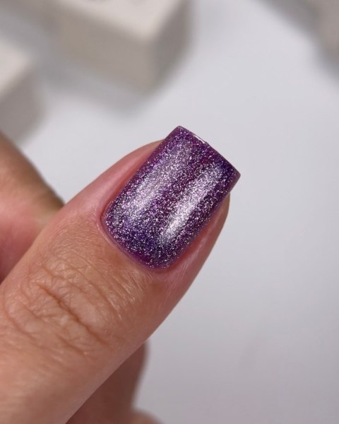 NAILSOFTHEDAY Cat Eye Gel Polish 03 - głęboki fioletowy lakier hybrydowy z efektem "kocie oko", 6 ml