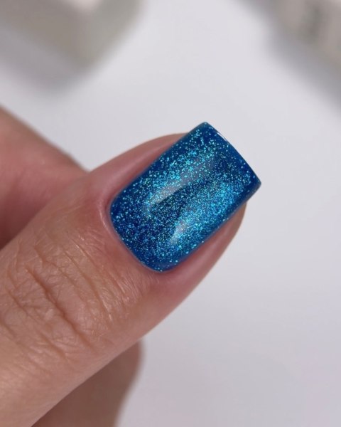 NAILSOFTHEDAY Cat Eye Gel Polish 08 - niebieski lakier hybrydowy z efektem "kocie oko", 6 ml