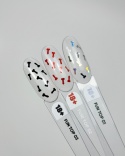 NAILSOFTHEDAY Fun! top 02 - top z czerwonymi elementami bez lepkiej warstwy, 10 ml