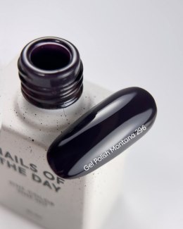 NAILSOFTHEDAY Montana Gel Polish - bardzo ciemny śliwkowy lakier hybrydowy, 10 ml