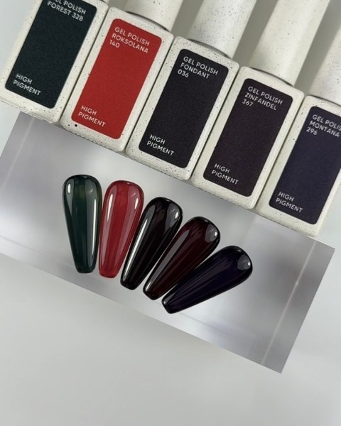 NAILSOFTHEDAY Montana Gel Polish - bardzo ciemny śliwkowy lakier hybrydowy, 10 ml