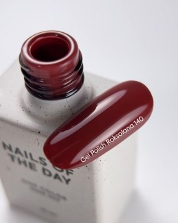 NAILSOFTHEDAY Roksolana Gel Polish - przygaszony czerwony lakier hybrydowy, 10 ml