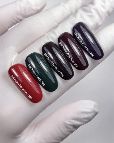 NAILSOFTHEDAY Roksolana Gel Polish - przygaszony czerwony lakier hybrydowy, 10 ml