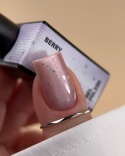 BIBLIOTEKA Cat Eye Gel Polish 21 Berry, 10 ml - różowo-fioletowy lakier hybrydowy z efektem „kociego oka”