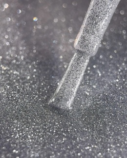 BIBLIOTEKA Cat Eye Gel Polish 25 Rime, 10 ml - szaro-srebrny lakier hybrydowy z efektem „kociego oka”