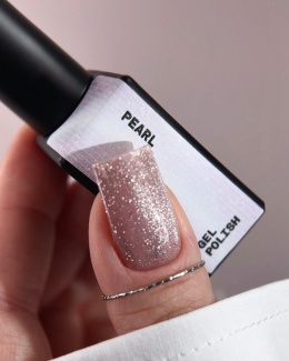 BIBLIOTEKA Cat Eye Gel Polish 26 Pearl, 10 ml - beżowy lakier hybrydowy z efektem „kociego oka”