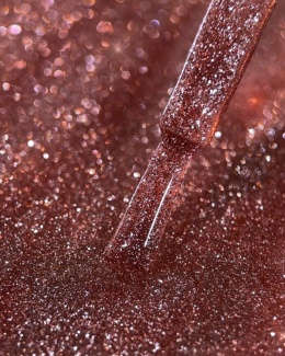 BIBLIOTEKA Cat Eye Gel Polish 28 Sheen, 10 ml - szampański złoty lakier hybrydowy z efektem „kociego oka”