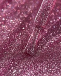 BIBLIOTEKA Cat Eye Gel Polish 30 Flare, 10 ml - malinowo-różowy lakier hybrydowy z efektem „kociego oka”