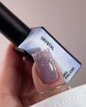 BIBLIOTEKA Cat Eye Gel Polish 32 Crystal, 10 ml - niebieski lakier hybrydowy z efektem „kociego oka”