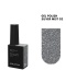 BIBLIOTEKA Flash Gel Polish 02 Silver Mist, 10 ml – srebrny lakier hybrydowy z efektem flash