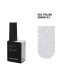 BIBLIOTEKA Flash Gel Polish 03 Snow, 10 ml - jasny srebrzysty lakier hybrydowy z efektem flash