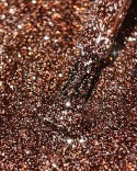 BIBLIOTEKA Flash Gel Polish 06 Bronze, 10 ml - brązowy lakier hybrydowy z efektem flash