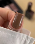 BIBLIOTEKA Gel Polish 35 Umber, 10 ml - lakier hybrydowy (ciepły karmelowo-brązowy)