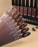 BIBLIOTEKA Gel Polish 38 Chestnut, 10 ml - lakier hybrydowy (ciemny ciepły brąz)