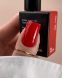 BIBLIOTEKA Gel Polish Only Red, 10 ml - lakier hybrydowy (klasyczna czerwień)