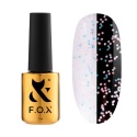 F.O.X Top Bloom - przezroczysty top hybrydowy z wielokolorowymi drobinkami, 7 ml