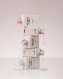 NAILSOFTHEDAY Bottle gel 44 - biały ze srebrną drobinką żel do wzmocnienia paznokci, 10 ml