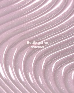 NAILSOFTHEDAY Bottle gel 46 - jasnoróżowy ze srebrną drobinką żel do wzmocnienia paznokci, 10 ml