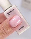 NAILSOFTHEDAY Bottle gel 47 - chłodny róż z drobinką żel do wzmocnienia paznokci, 10 ml
