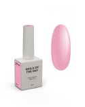 NAILSOFTHEDAY Bottle gel 48 - intensywny róż ze srebrną drobinką żel do wzmocnienia paznokci, 10 ml