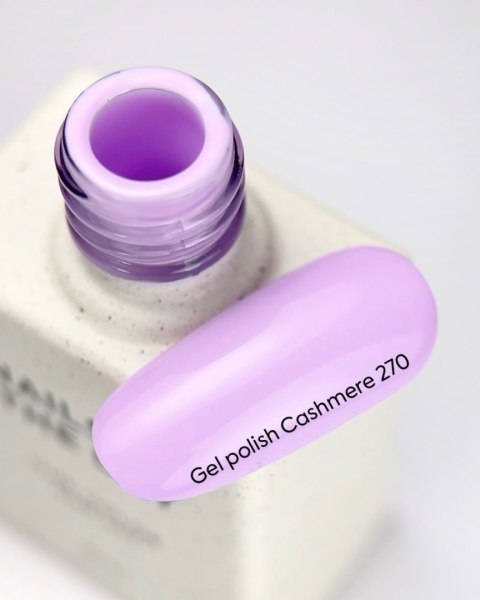 NAILSOFTHEDAY Cashmere 270 Gel Polish - subtelny, pastelowy lawendowy lakier hybrydowy, 10 ml