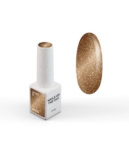 NAILSOFTHEDAY Cat Eye Gel Polish 10 - brązowy lakier hybrydowy z efektem 