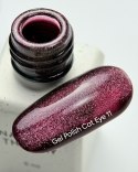 NAILSOFTHEDAY Cat Eye Gel Polish 11 - wiśniowy lakier hybrydowy z efektem "kocie oko", 6 ml