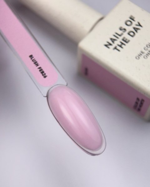 NAILSOFTHEDAY Color of the Month February 2026 Blush - jasnoróżowy pastelowy lakier hybrydowy, 10 ml