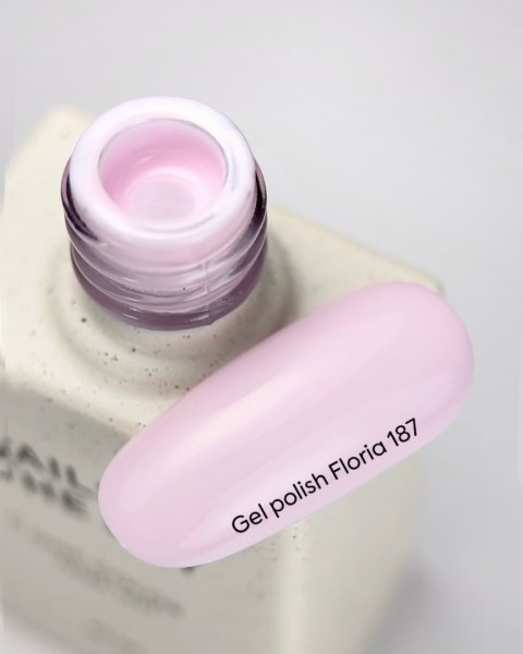 NAILSOFTHEDAY Floria 187 Gel Polish - delikatny, pastelowo-różowy lakier hybrydowy, 10 ml