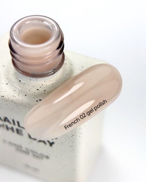 NAILSOFTHEDAY French Gel Polish 02 - beżowy lakier hybrydowy, 10 ml