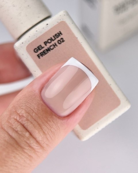 NAILSOFTHEDAY French Gel Polish 02 - beżowy lakier hybrydowy, 10 ml