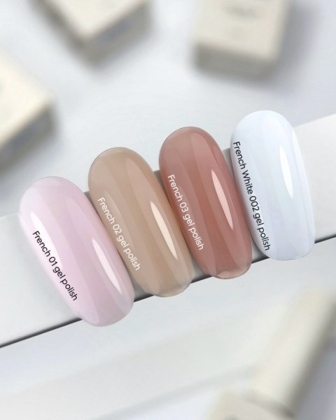NAILSOFTHEDAY French Gel Polish 02 - beżowy lakier hybrydowy, 10 ml