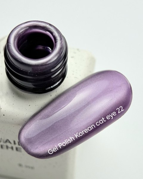NAILSOFTHEDAY Korean cat eye 22 - lawendowy lakier hybrydowy z efektem "kocie oko", 6 ml
