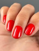 TOUCH Gel Polish 44 - intensywnie czerwony lakier hybrydowy, 9 ml
