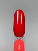 TOUCH Gel Polish 45 - klasyczny czerwony lakier hybrydowy, 9 ml
