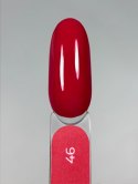 TOUCH Gel Polish 46 - malinowo-czerwony lakier hybrydowy, 9 ml