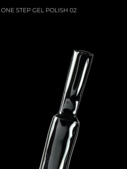 TOUCH One Step Gel Polish 02 - czarny jednofazowy lakier hybrydowy 3w1, 9 ml