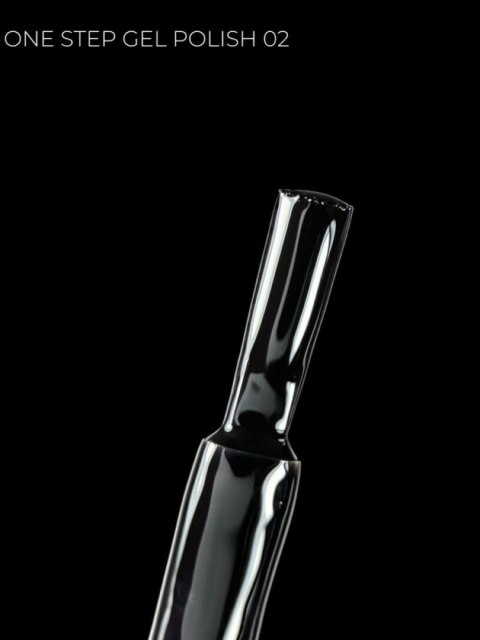 TOUCH One Step Gel Polish 02 - czarny jednofazowy lakier hybrydowy 3w1, 9 ml